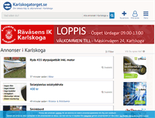 Tablet Screenshot of karlskogatorget.se